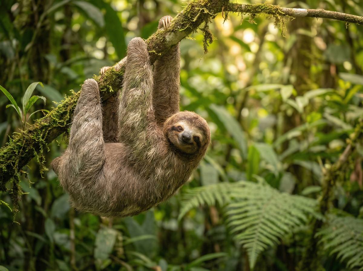51动漫树懒视频 - 热带雨林树懒慢生活视频演示